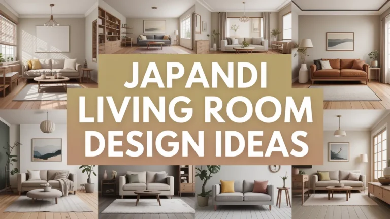 Japandi Living Room Design Ideas