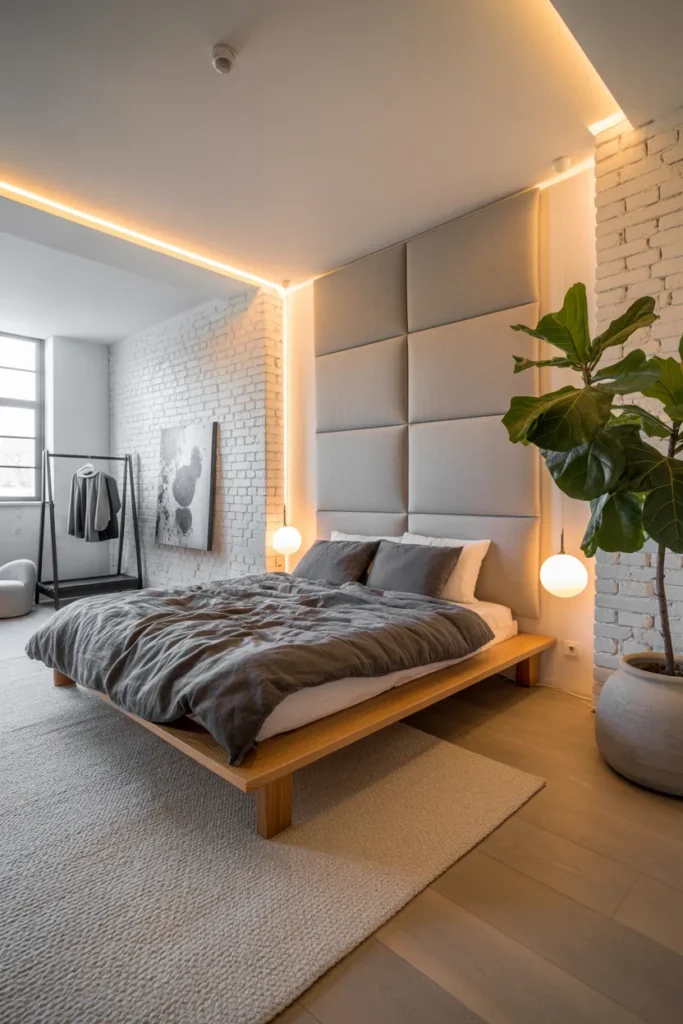 Japandi Loft Bedroom