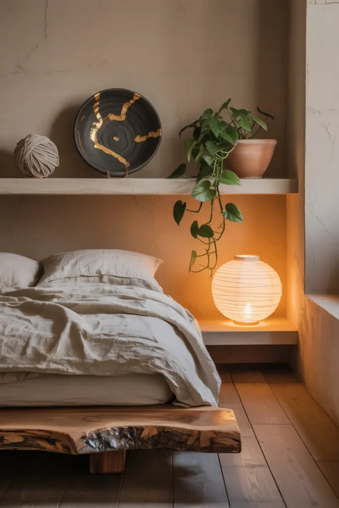 Japandi Wabi-Sabi Bedroom