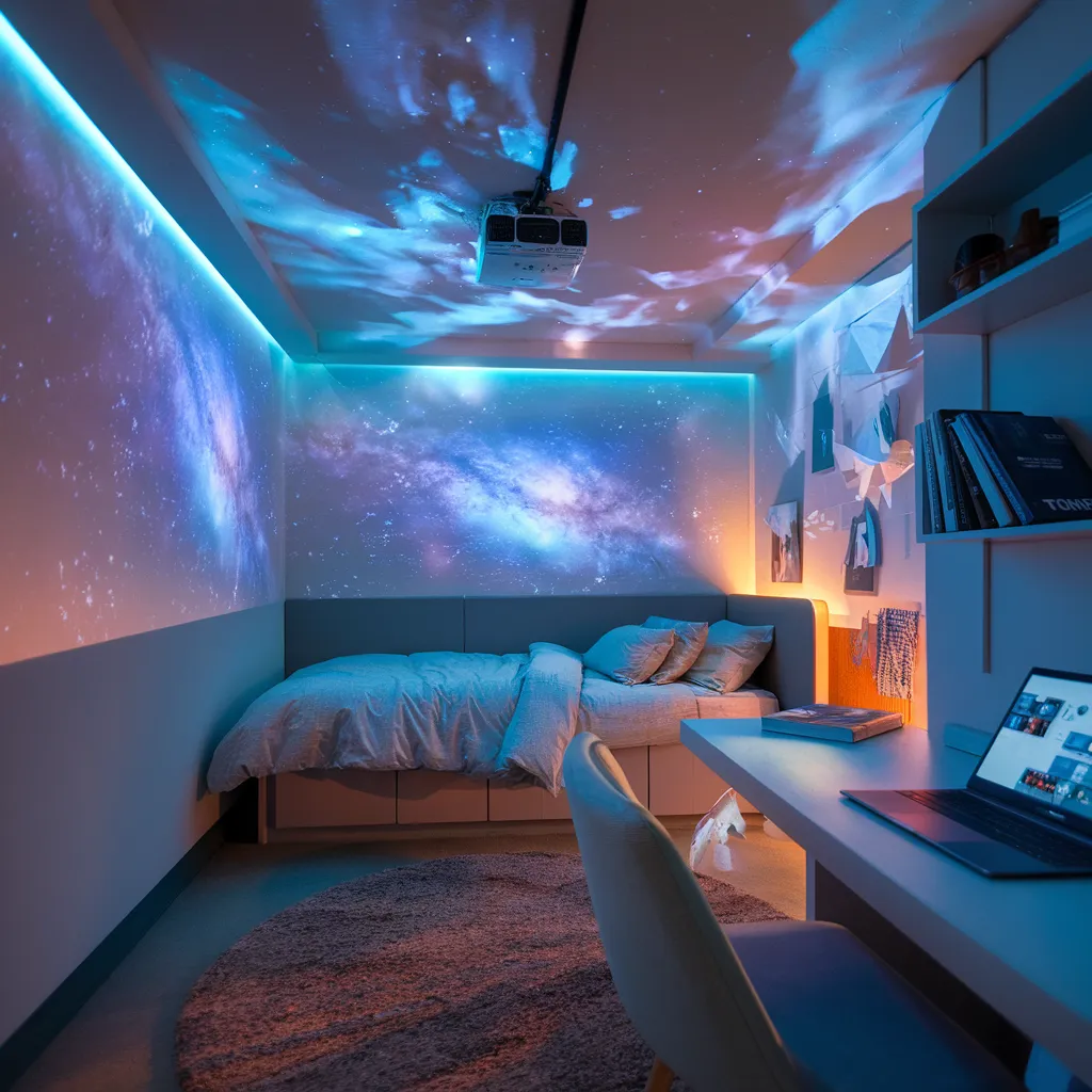 LED Projector for Instant Ambience