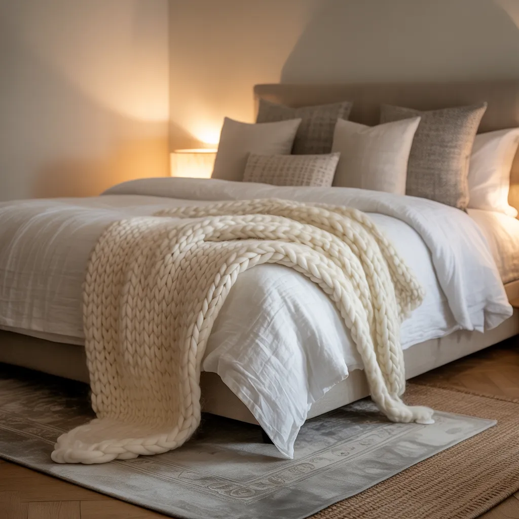 25 Contemporary Bedroom Ideas to Refresh, Relax, and Reimagine Your Space 11 Layered Textiles for Depth and Warmth