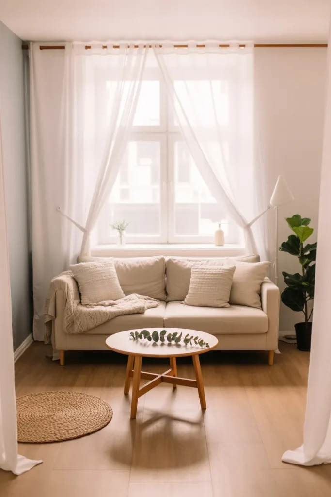 Light Colors to Open Up the Space