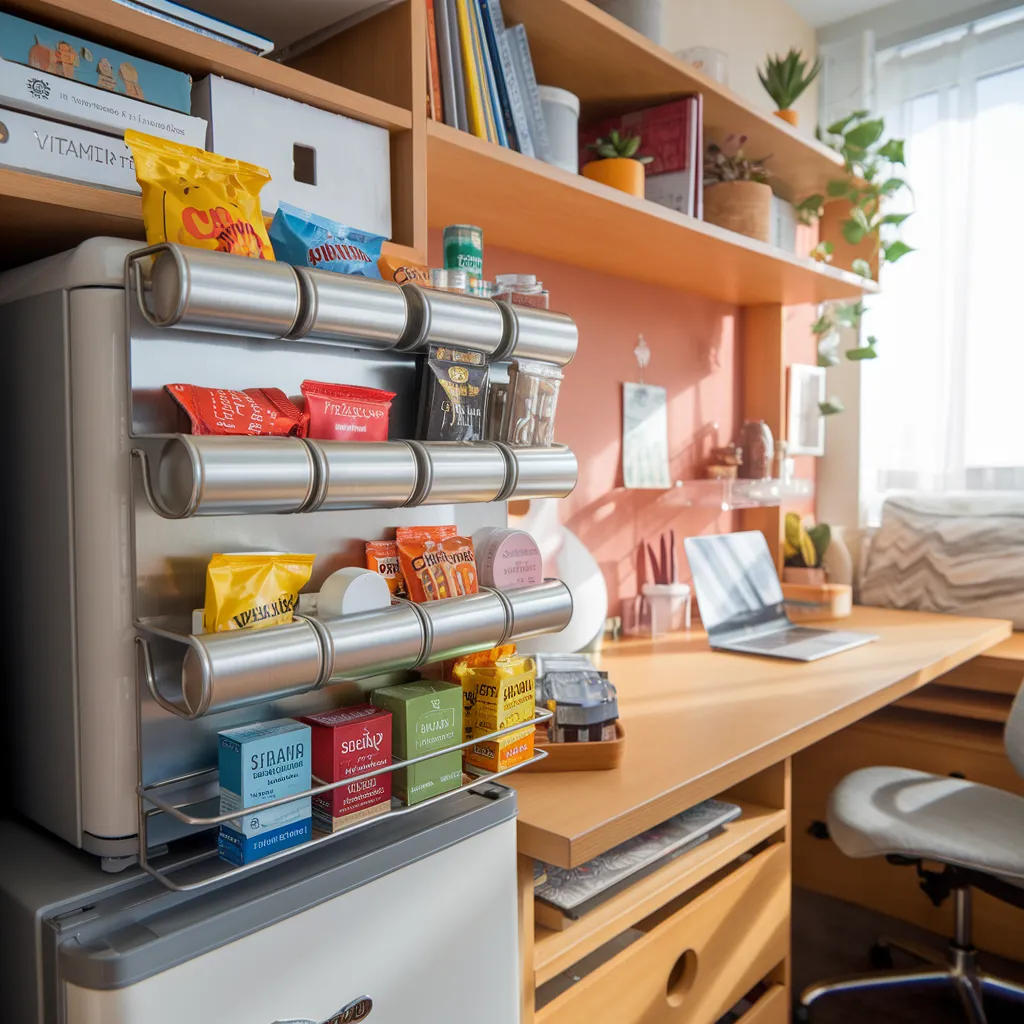 Magnetic Spice Rack for Snack Storage