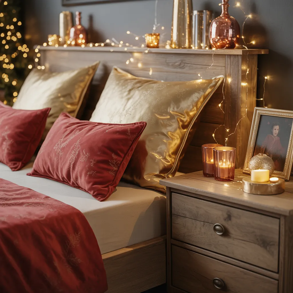 Metallic Accents with Warm Glow