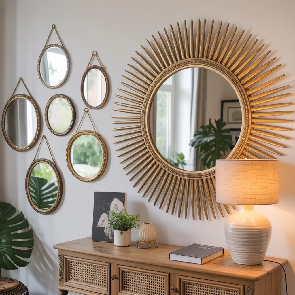 How to Decorate Bedroom Walls Without Painting 9 Mirrors to Create Space and Light