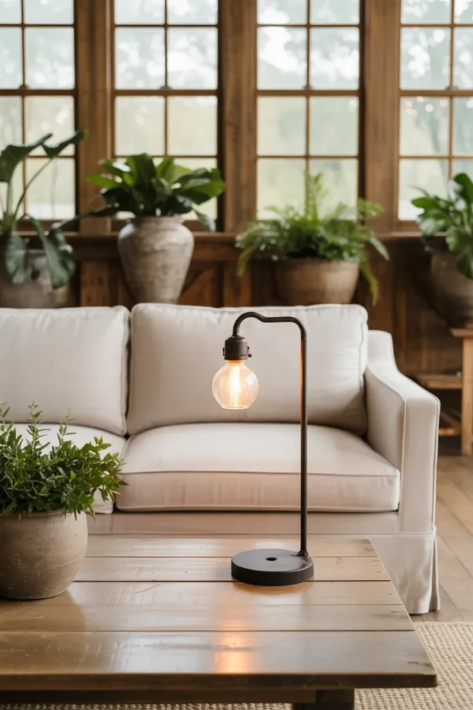 Mix of Modern and Rustic Accents