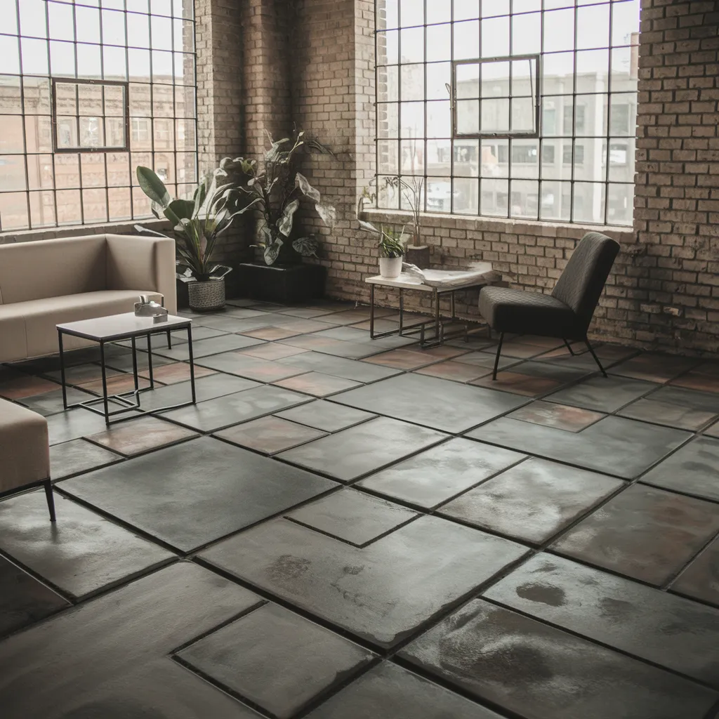 Must-See 31+ Floor Tile Designs That Blend Beauty and Durability 7 Modern Concrete Cool