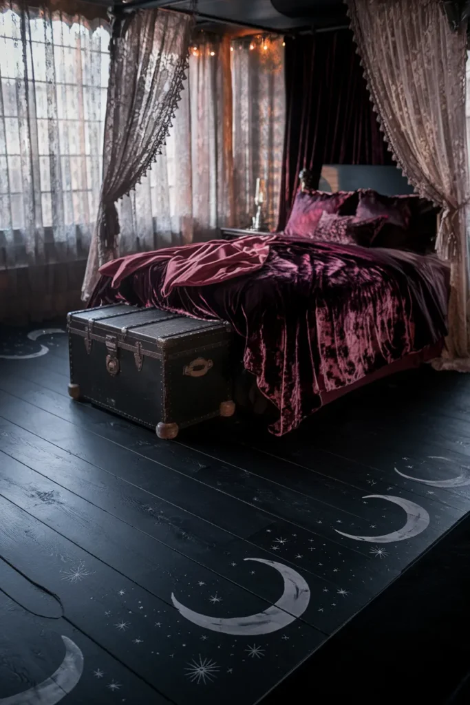 Moody Painted Floors