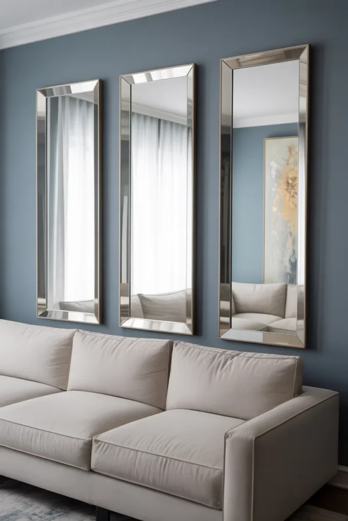 20 Stylish Mirror Design Ideas to Transform Any Room 20 Multi-Panel Mirror