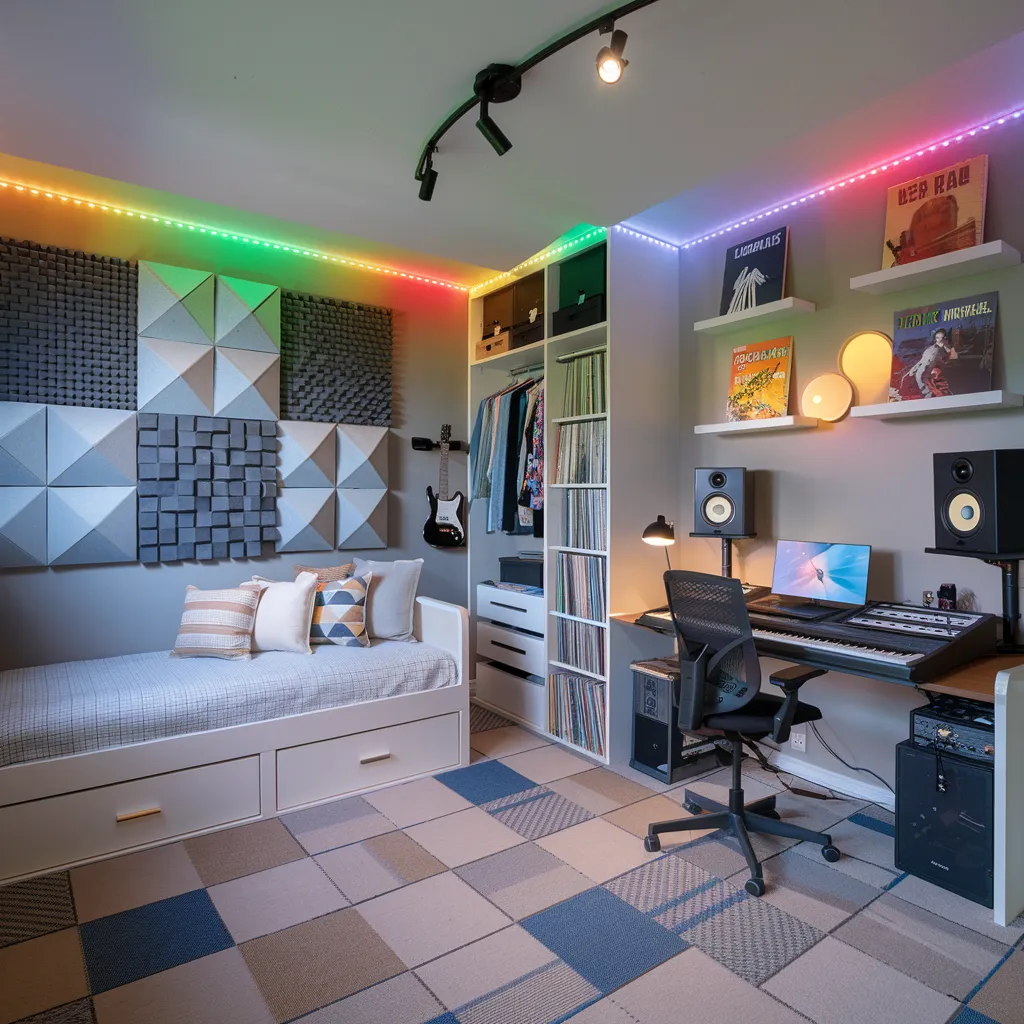 Music Studio Teen Boy Bedroom