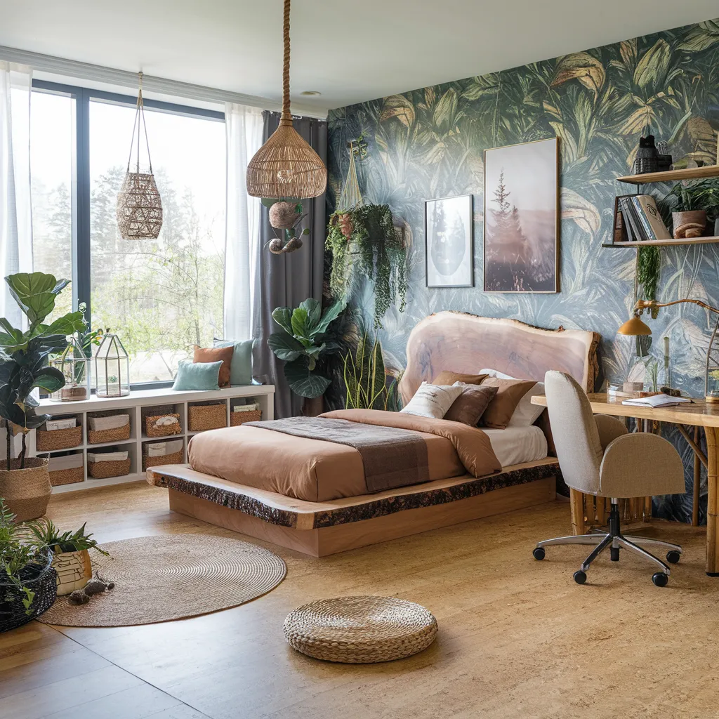 Nature-Inspired Teen Boy Bedroom