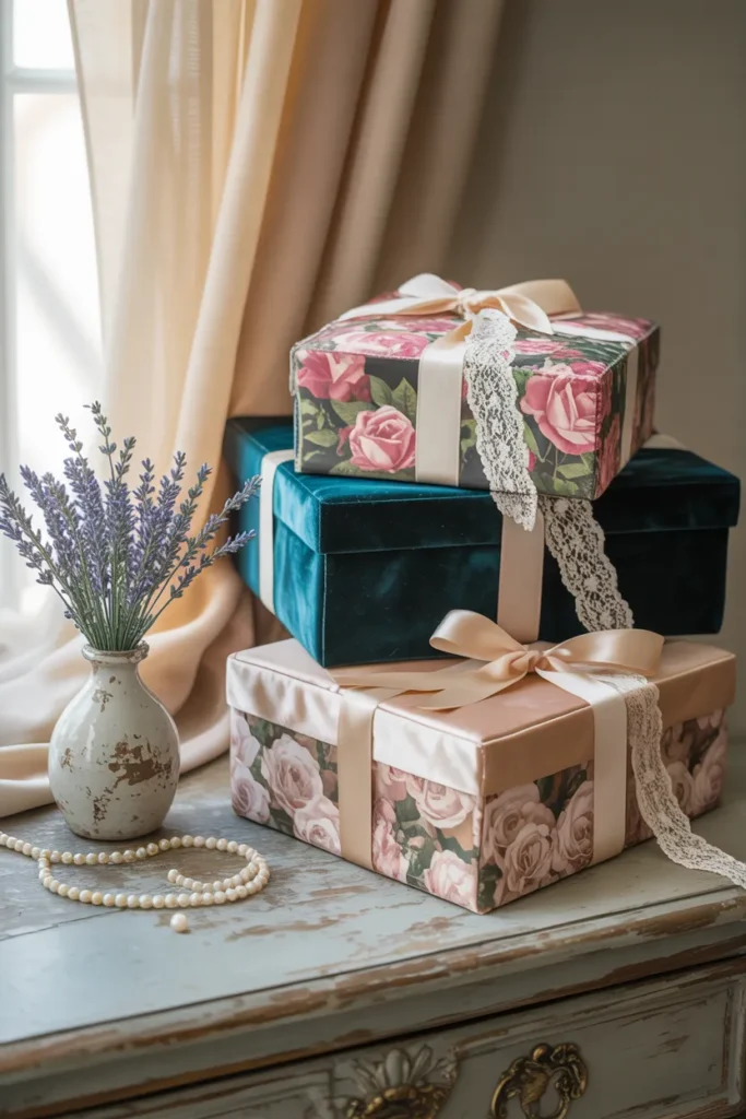 Organize with Pretty, Decorative Boxes