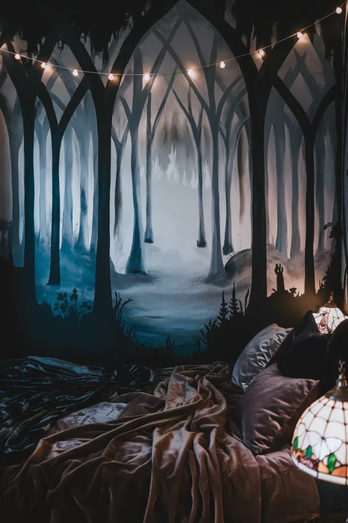 Painted Murals with Mystical Motifs