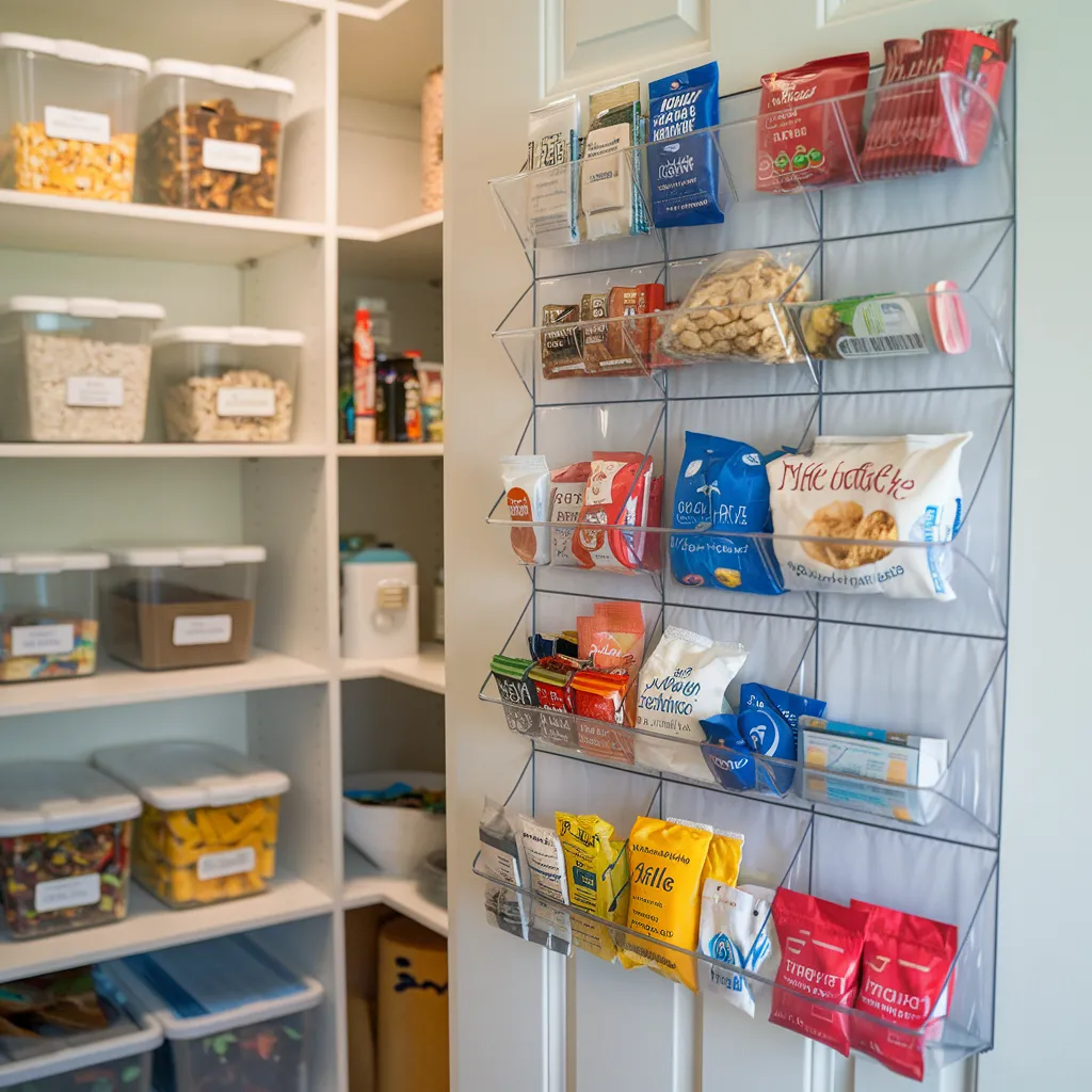 Pantry Door Pocket Organizer
