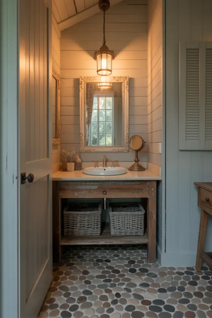 Pebble Tile Flooring