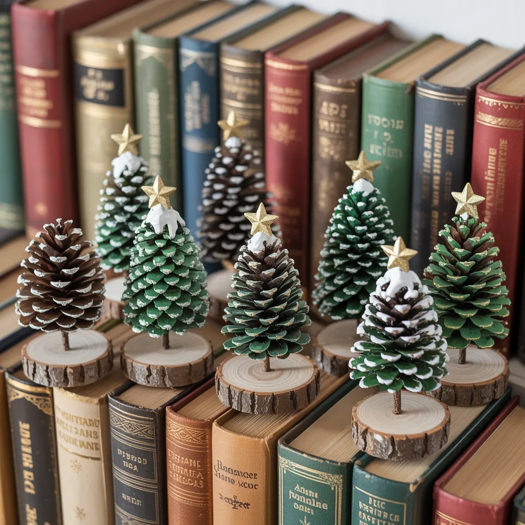 20 DIY Cozy Christmas Home Decor Ideas You’ll Regret Not Trying This Year! 8 Pinecone Christmas Trees