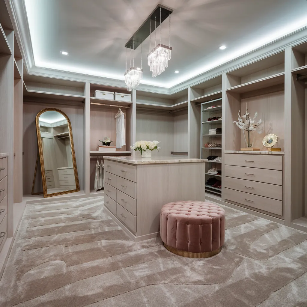 Must-See 31+ Floor Tile Designs That Blend Beauty and Durability 6 Plush Carpeted Elegance