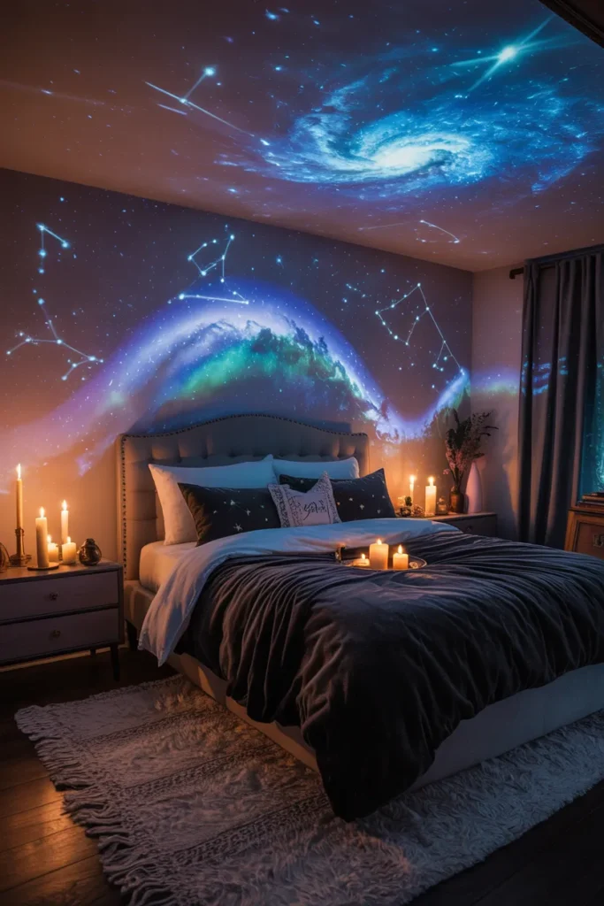 35 Witchy Bedroom Ideas to Transform Your Space into a Magical Sanctuary 30 Projection Lights with Cosmic Themes