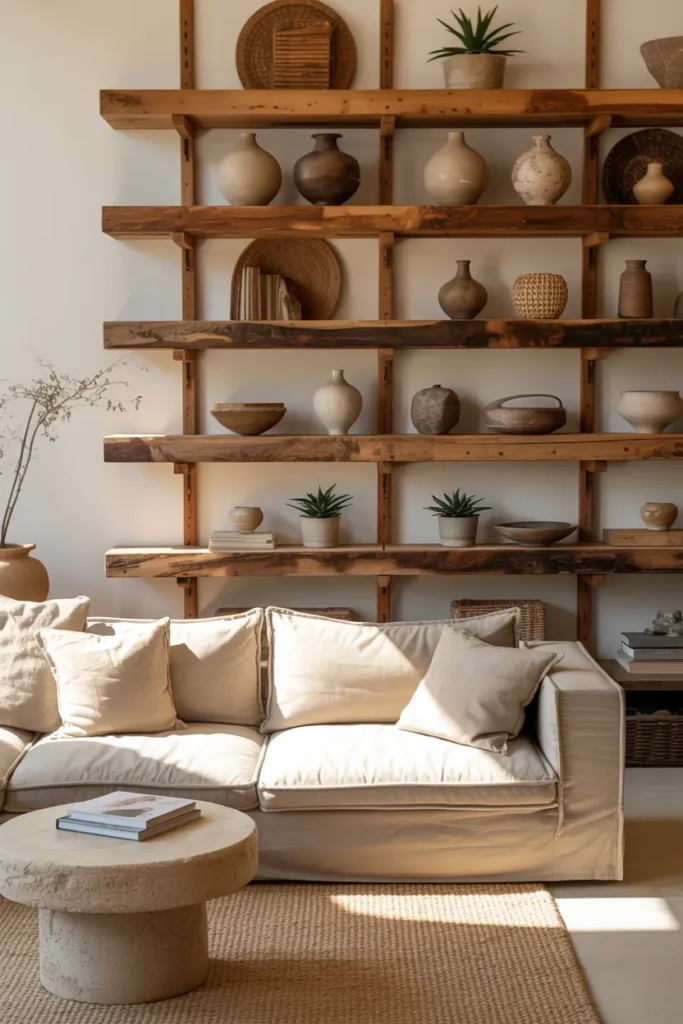 Reclaimed Wood Shelving