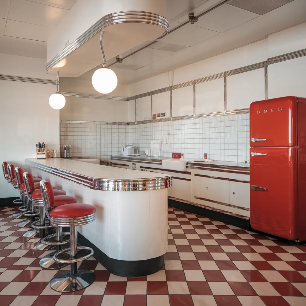 Must-See 31+ Floor Tile Designs That Blend Beauty and Durability 21 Retro Checkerboard Charm