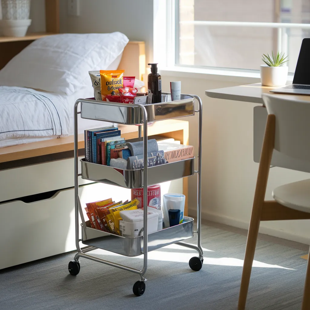 Rolling Utility Cart for Flexible Storage