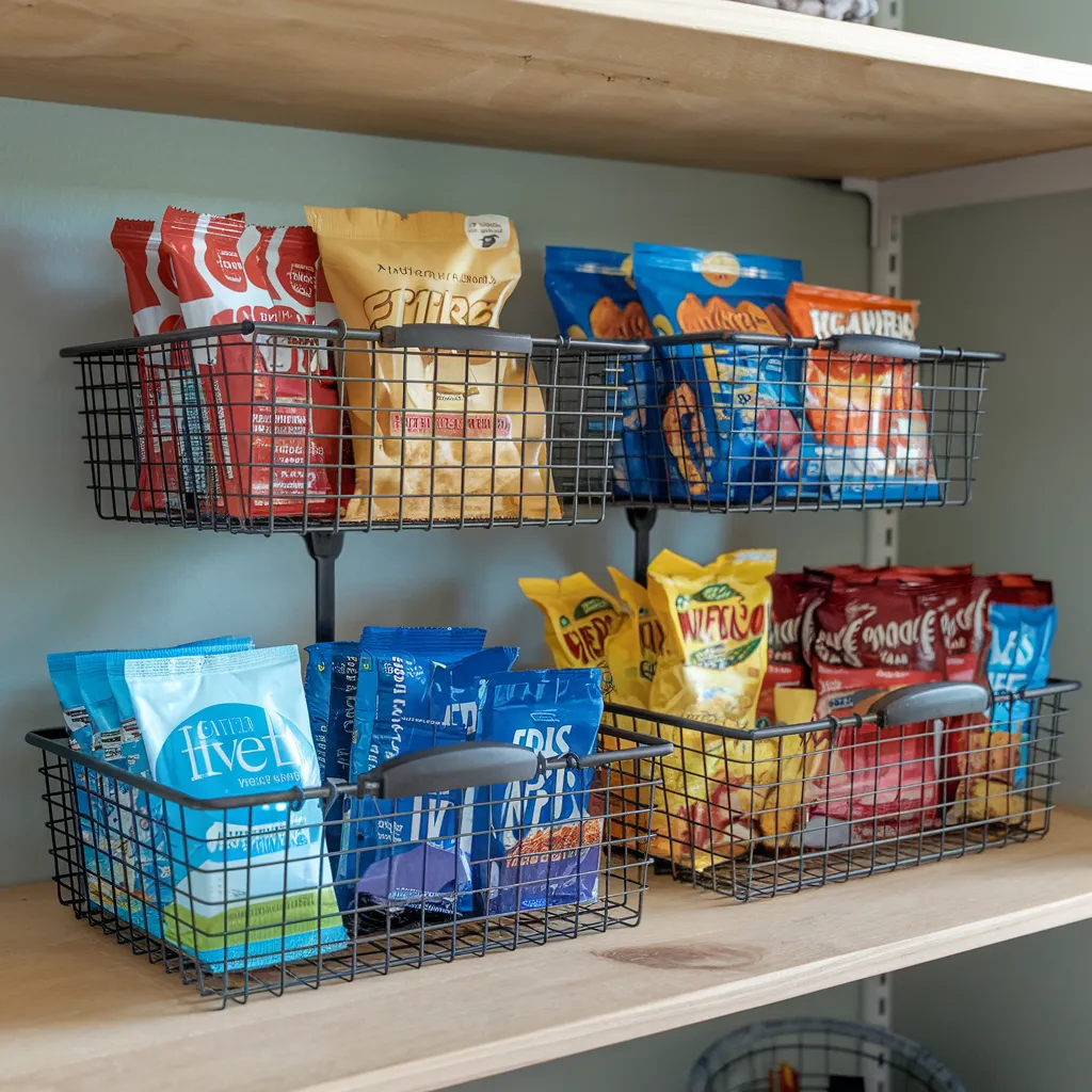Small Basket Snack Station