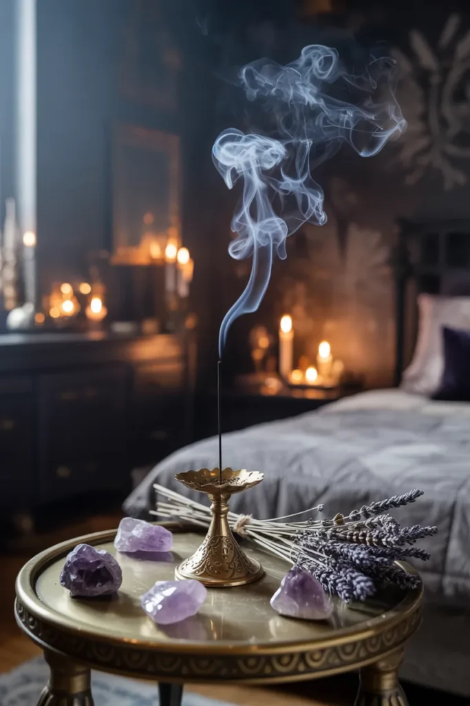 35 Witchy Bedroom Ideas to Transform Your Space into a Magical Sanctuary 11 Smoky Incense Rituals