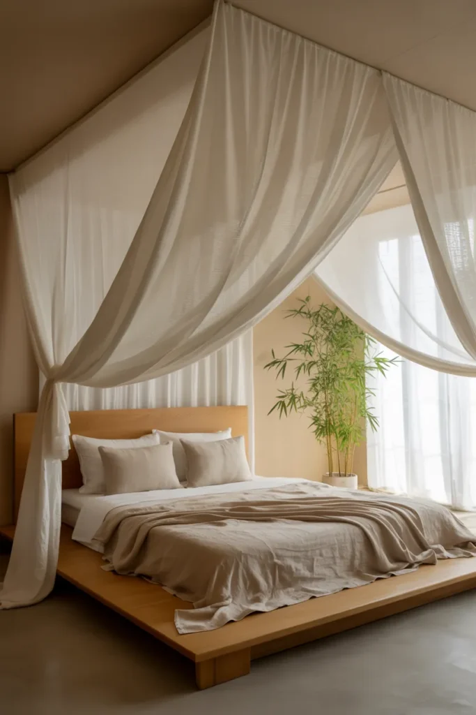 Soft Layer of Sheer Canopy