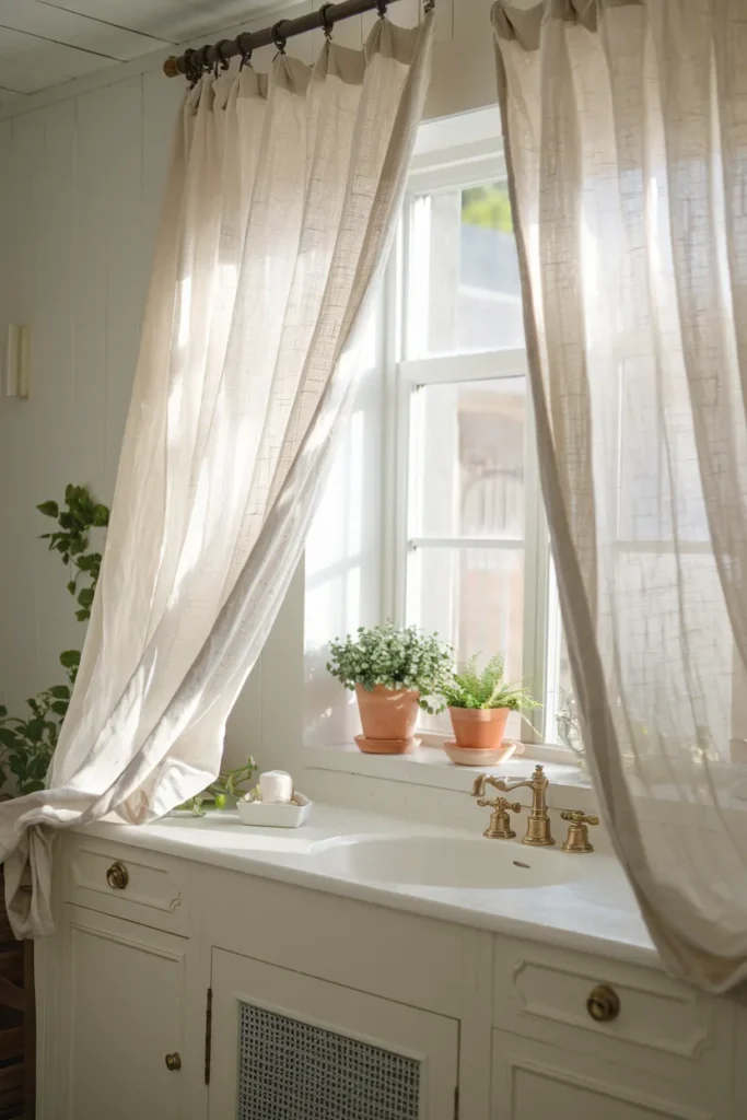 Soft Linen Curtains for Light and Privacy