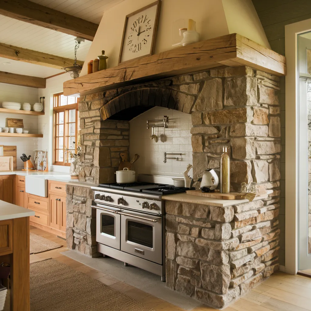 Stone Hearth Cooking Nook