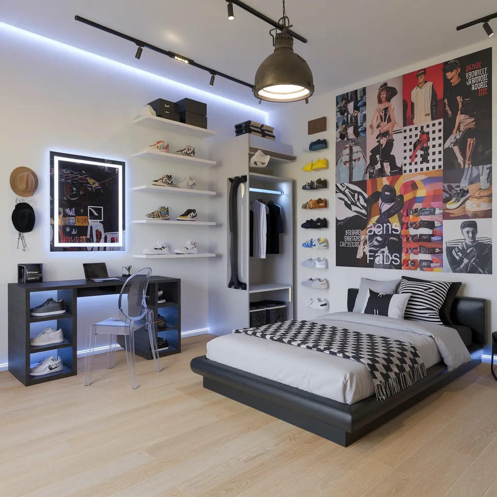 Streetwear Teen Boy Bedroom