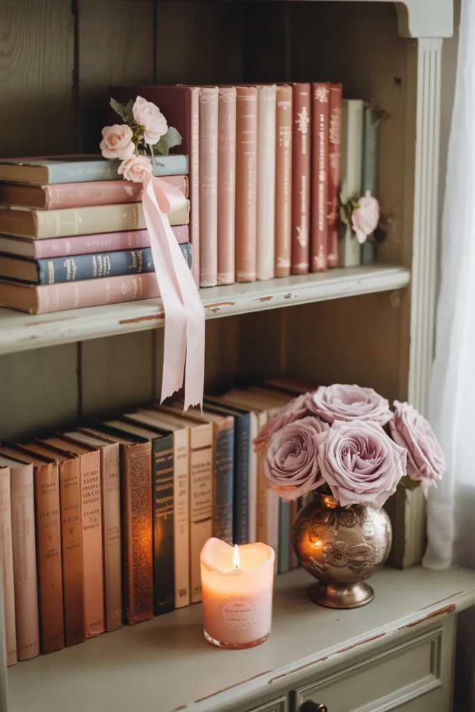Style Shelves with Romantic Books