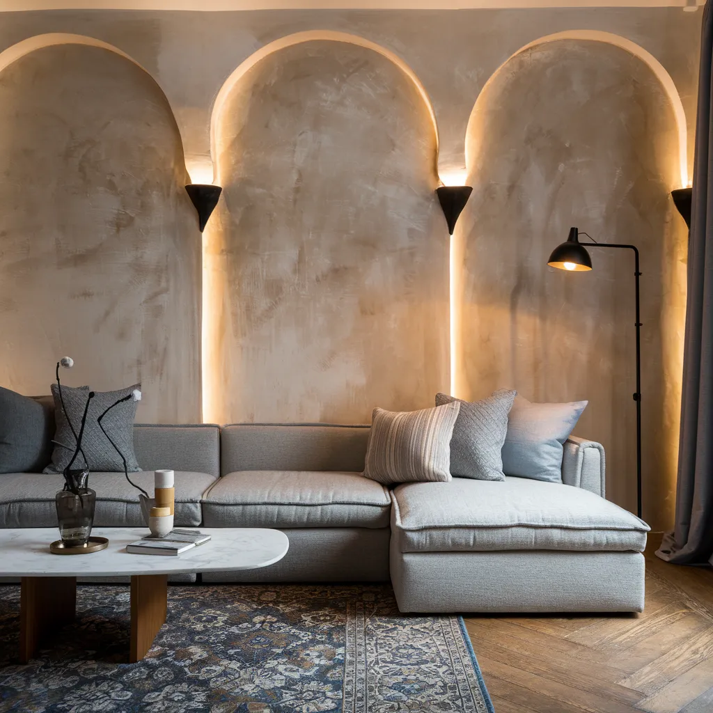 Textured Walls for Subtle Drama