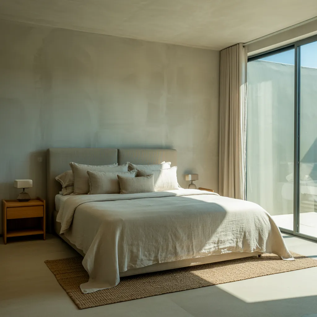 25 Contemporary Bedroom Ideas to Refresh, Relax, and Reimagine Your Space 23 Textured Walls with Modern Finishes