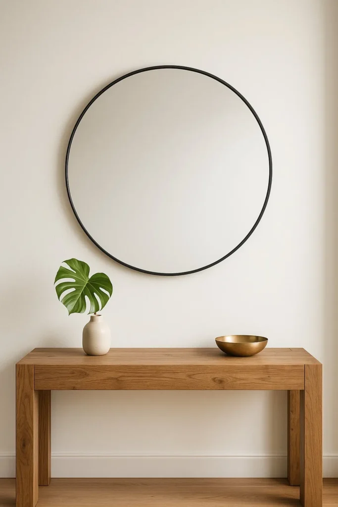 20 Stylish Mirror Design Ideas to Transform Any Room 2 The Classic Round Mirror