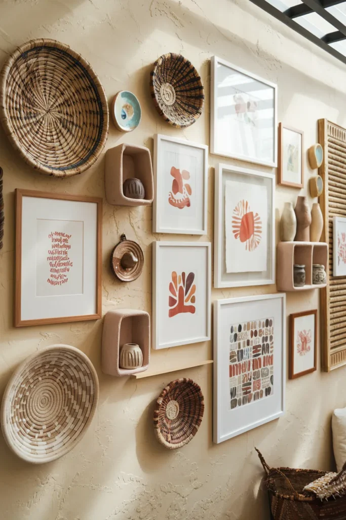 Three-Dimensional Gallery with Sculptural Pieces