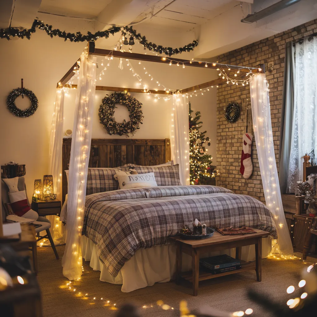 Twinkling Fairy Light Canopy