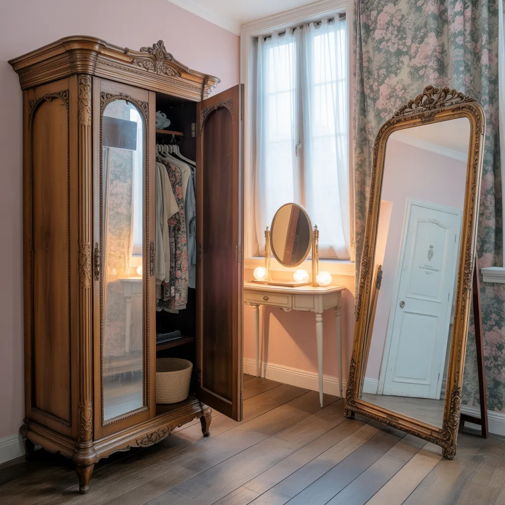 20 Dressing Room Design Ideas That Prove Organization Can Be Beautiful 11 Vintage-Inspired Dressing Room