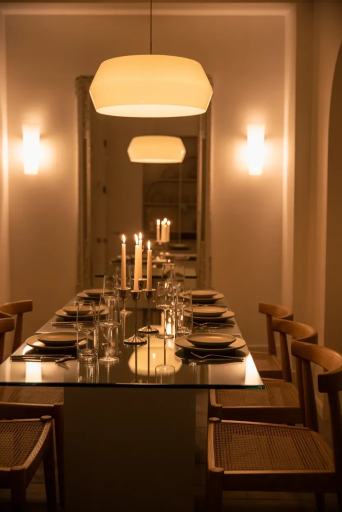 Warm Evening Ambience with Smart Lighting