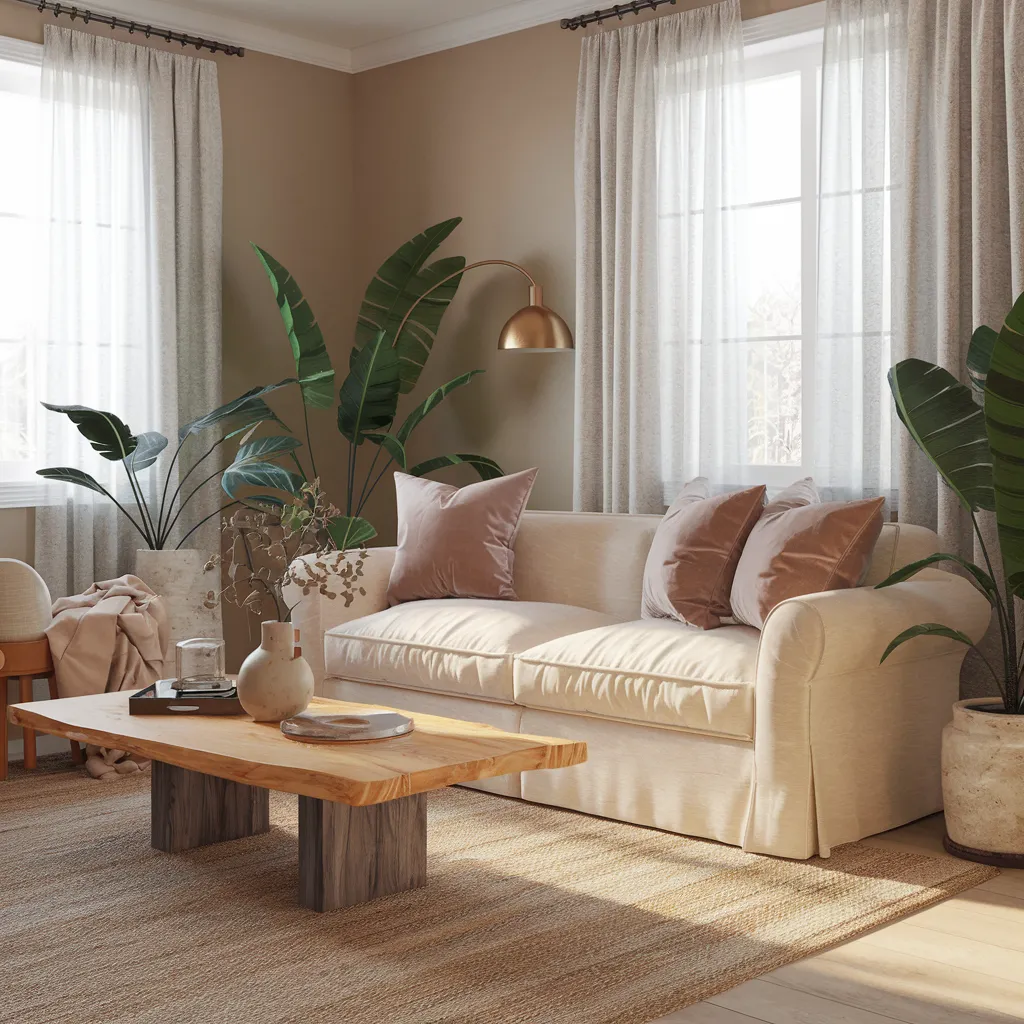 Warm Neutrals with a Luxe Touch