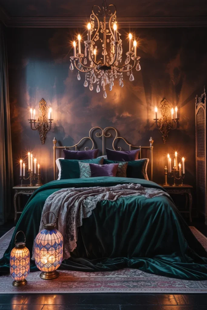 35 Witchy Bedroom Ideas to Transform Your Space into a Magical Sanctuary 17 Witchy Light Fixtures