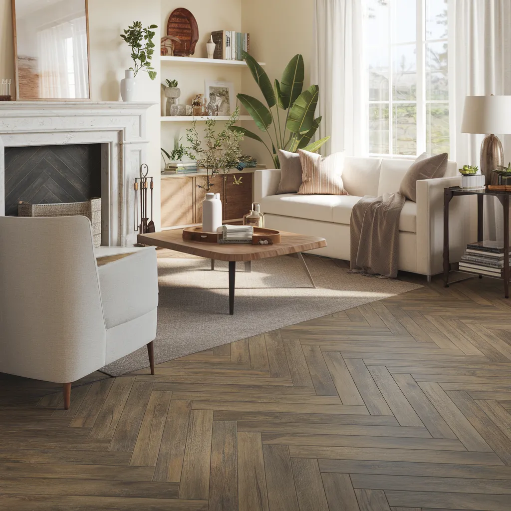 Must-See 31+ Floor Tile Designs That Blend Beauty and Durability 8 Wood-Look Tile Charm