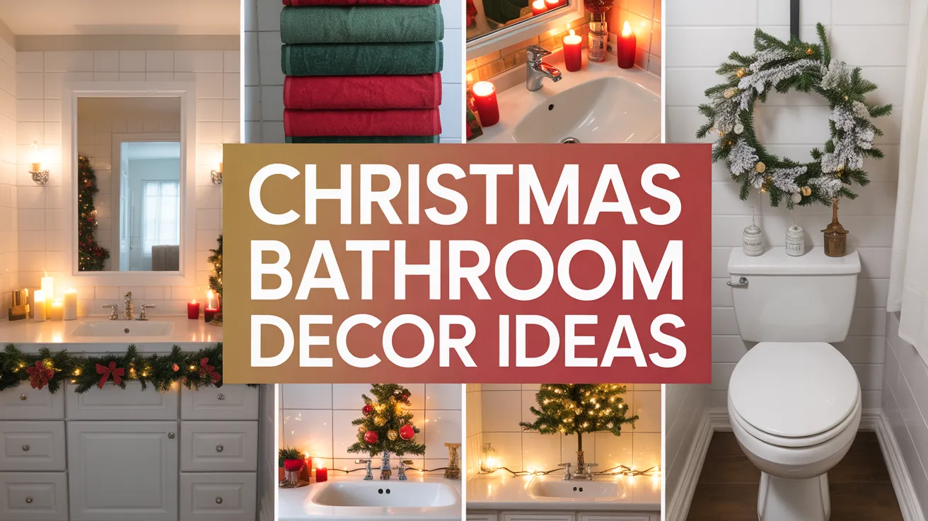 Christmas bathroom decor ideas