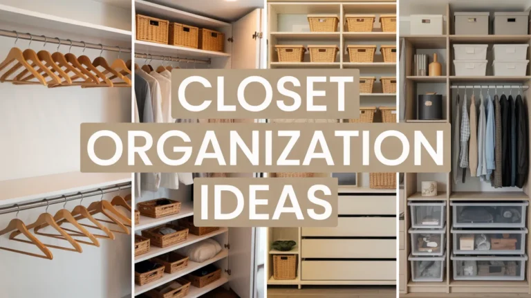 closet organization ideas