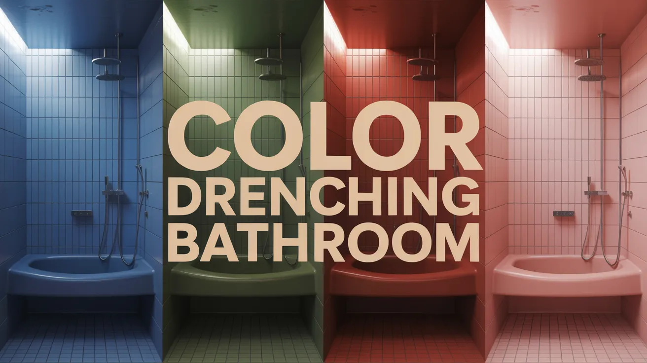 Color Drenching Bathroom: How to Nail This Bold Design Trend 1 color drenching bathroom