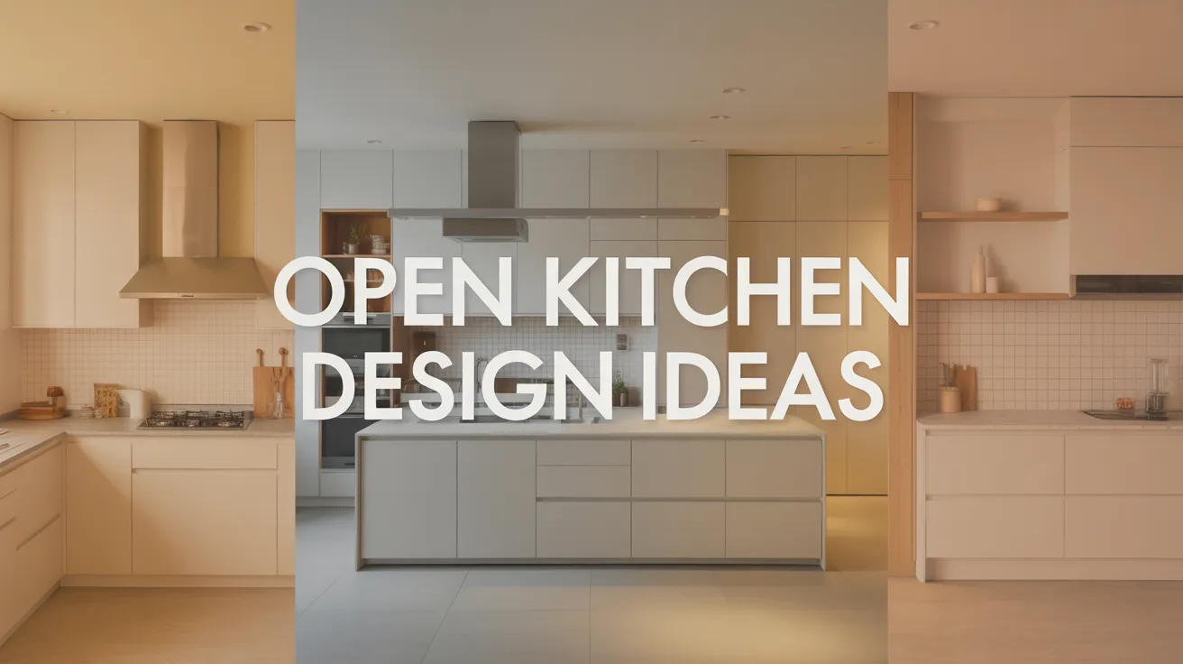 open kitchen design ideas