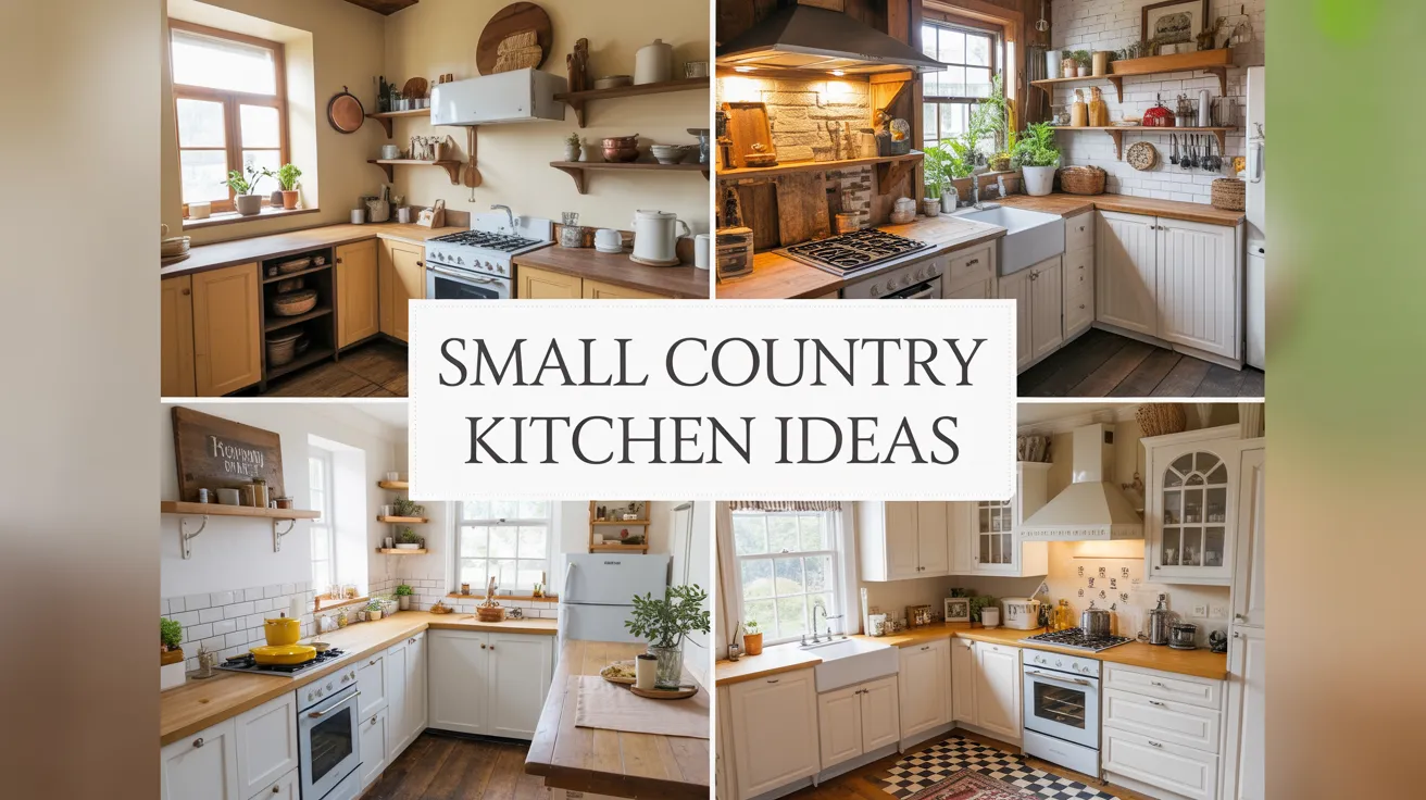 20 Small Country Kitchen Ideas
