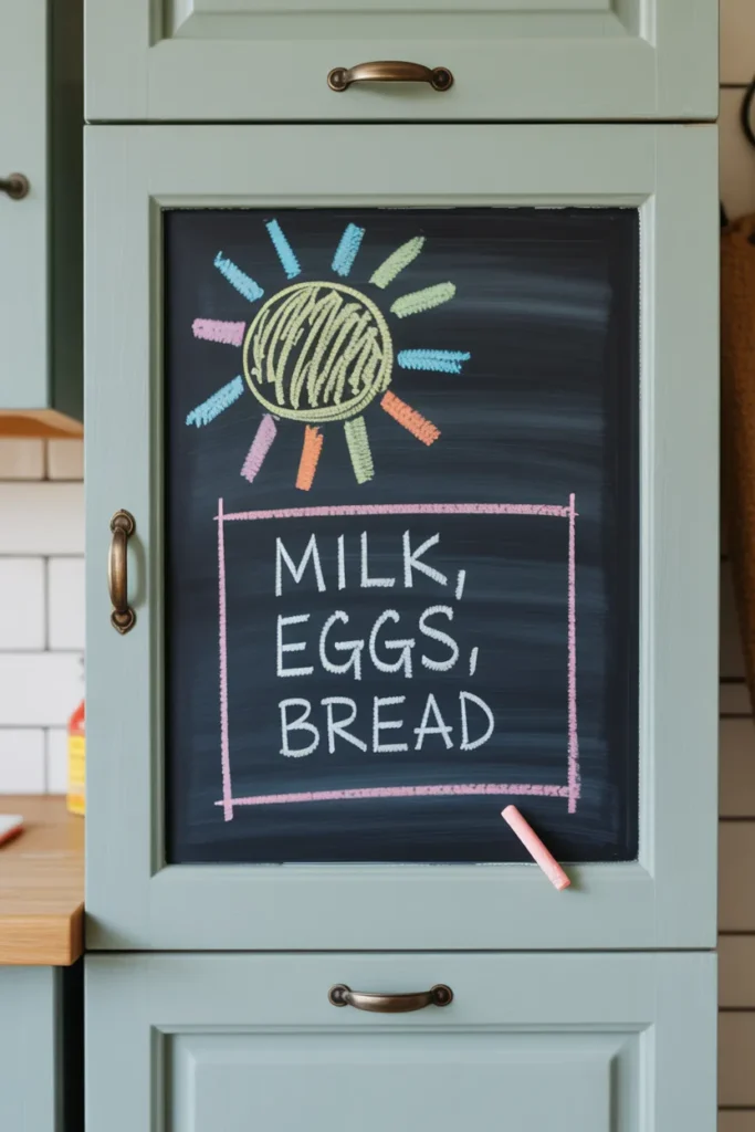 Add a Chalkboard or Whiteboard Panel