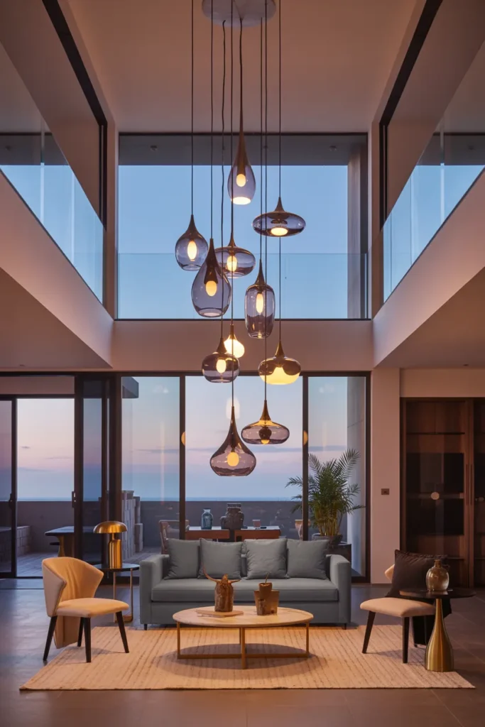 Add a Suspended Light Cluster