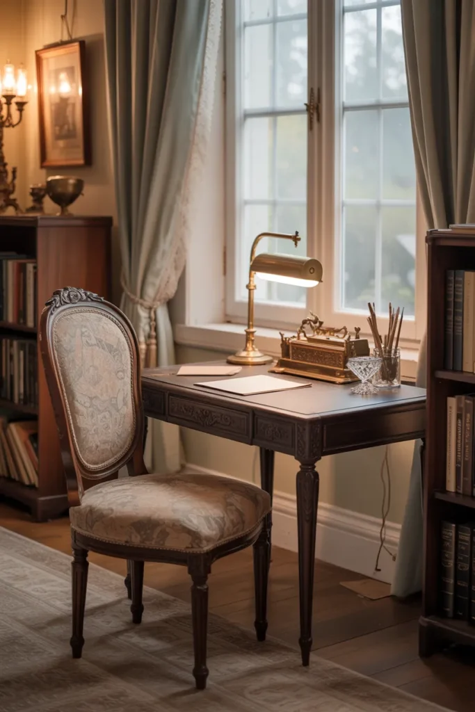 Antique Writing Desk and Reading Corner